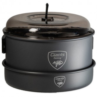 Sada nádobí s konvičkou Giants Fishing 3 Piece Pan & Kettle Set