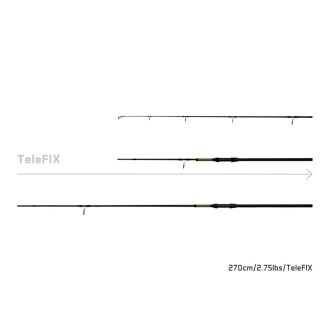 Prut Delphin Stalx TeleFIX 2,70m 2,75lb