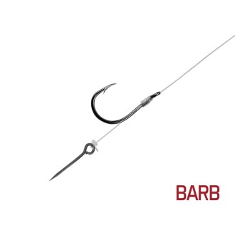 Návazec Delphin FLR Sting BARB 0,22mm trn 5mm 6ks